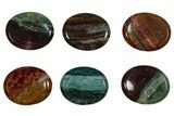 1.9" Polished Cherry Creek Jasper Worry Stones  - Photo 7